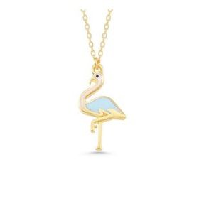 GMS Gold Flamingo Kadın Gümüş Kolye