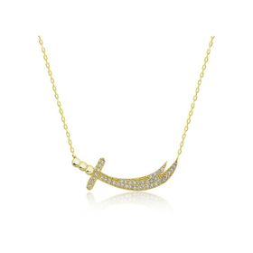GMS Gold Zülfikar Kılıcı Kadın Gümüş Kolye
