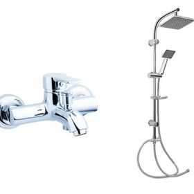 GMS Krom Zirve Banyo Duş Bataryası ve Karine Yağmurlama Tepe Duş Takımı