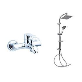 GMS Krom Zirve Banyo Duş Bataryası ve Karine Yağmurlama Tepe Duş Takımı
