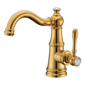 GMS NVA101 Nova Mix Altın Gold Antik Lavabo Bataryası