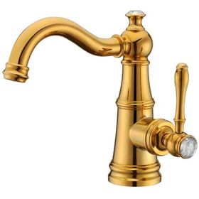 GMS NVA101 Nova Mix Altın Gold Antik Lavabo Bataryası