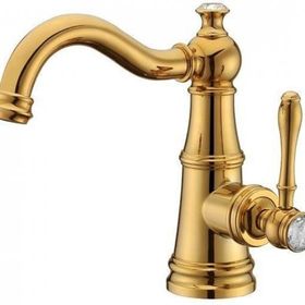 GMS NVA101 Nova Mix Altın Gold Antik Lavabo Bataryası