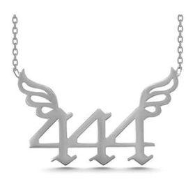 GMS Rose 444 Melek Sayısı Kadın Gümüş Kolye