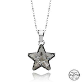GMS Swarovski Crystal Taşlı Deniz Yıldızı Gümüş Kadın Kolye