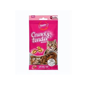 Gnawlers Crunchy Somonlu ve Sütlü Prebiotik Destekli 65 gr Kedi Ödül Maması