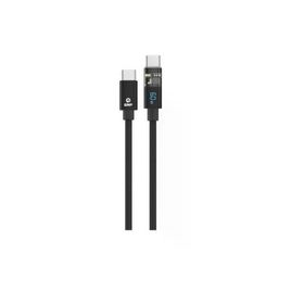 GNP Type-C to Type-C 1.2 m Siyah LED Ekran Kablo