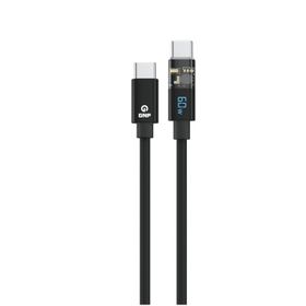 GNP Type-C to Type-C 1.2 m Siyah LED Ekran Kablo
