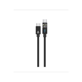 GNP Type-C to Type-C 1.2 m Siyah LED Ekran Kablo