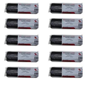 Gnr Endüstriyel 2 Kat Siyah 500 gr 80x110 cm 10'lu Paket Jumbo Çöp Poşeti