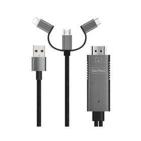 Go Des GD-8272 3 in 1 FHD Kablo