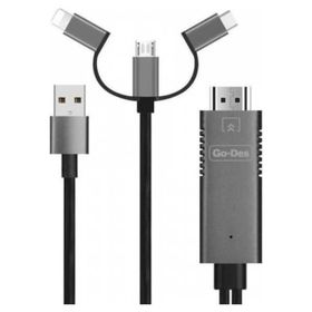 Go Des GD-8272 3 in 1 FHD Kablo