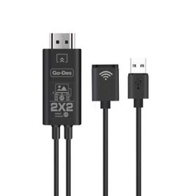 Go Des GD-8276 Wireless Display Dongle Phone Full HDTV Kablo