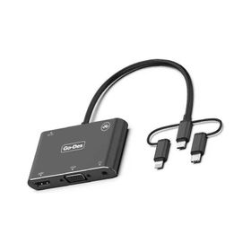Go Des GD-8762 5 in 1 HDMI VGA AV Bluetooh V4.2 EDR Dönüştürücü Adaptör Ses ve Görüntü Aktarım