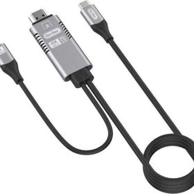 Go Des GD-8770 Type-C To HDMI 4K Kablo PD 3.0 Görüntü Aktarım Kablosu