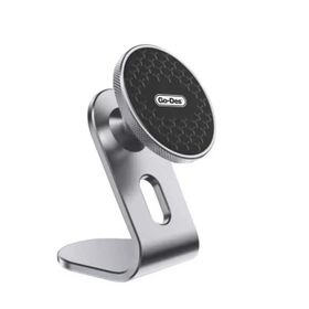 Go Des GD-HD719 Gri 360 Derece Dönebilen Düz Zemin Versiyon Magnetik Araç İçi Telefon Tutucu