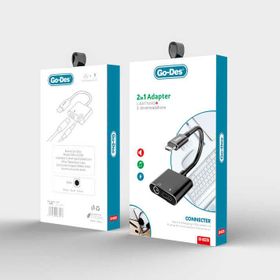 Go Des GD-UC026 2 in 1 Lightning Adapter