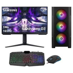 Go Gamer GP984DS Ryzen 5 7600 16GB Ram 1TB HDD+512GB SSD RTX3050 Windows 11 Pro Masaüstü Bilgisayar