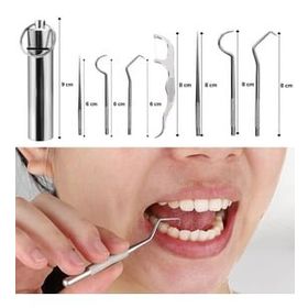 Go İthalat 7 Parça Paslanmaz Çelik Ağız Diş Tartar Sökücü Temizlik Bakım Seti