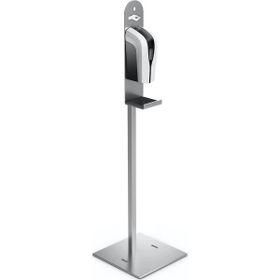 Go Sensör 1 lt Metal- Gri Otomatik Sensörlü Sabun Makinesi ve Dezenfektan Standı