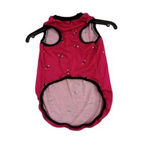 Gobo Arı Desenli Pembe XL Kedi Köpek Kıyafeti Elbisesi
