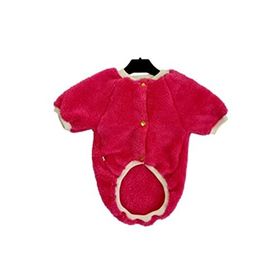 Gobo XL Welsoft Çıtçıtlı Pembe Kedi Köpek Kıyafeti Elbisesi