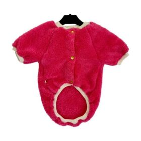 Gobo XL Welsoft Çıtçıtlı Pembe Kedi Köpek Kıyafeti Elbisesi