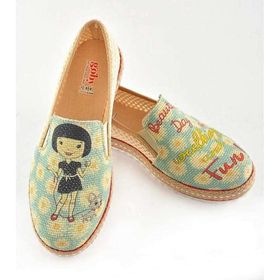 Goby DEL109 Desenli Kadın Sneaker Ayakkabı