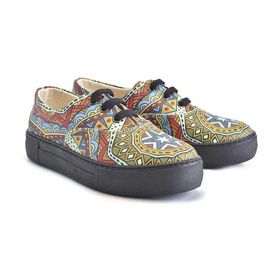 Goby GBV101 Desenli Kadın Sneaker Ayakkabı