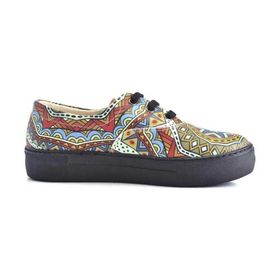 Goby GBV101 Desenli Kadın Sneaker Ayakkabı