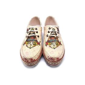 Goby HSB1691 Desenli Kadın Sneaker Ayakkabı