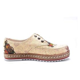 Goby HSB1691 Desenli Kadın Sneaker Ayakkabı