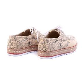 Goby HSB1901 Patterned Skull Kadın Sneaker Ayakkabı