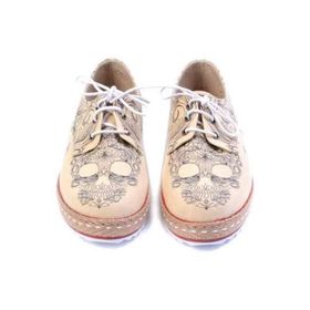 Goby HSB1901 Patterned Skull Kadın Sneaker Ayakkabı