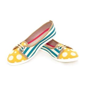 Goby LCS3006 Striped and Dots Kadın Sneaker Ayakkabı