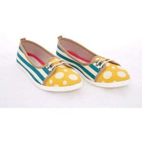 Goby LCS3006 Striped and Dots Kadın Sneaker Ayakkabı