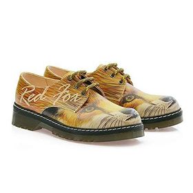 Goby MAX113 Renkli Red Fox Kadın Oxford Ayakkabı
