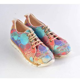 Goby SHR106 Desenli Kadın Sneaker Ayakkabı