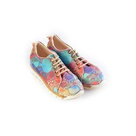 Goby SHR106 Desenli Kadın Sneaker Ayakkabı