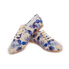 Goby SLV063 Blue Roses Babet Ayakkabı