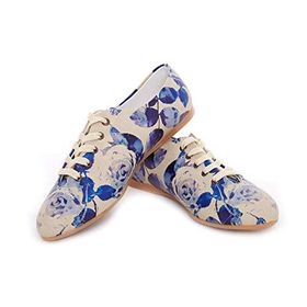 Goby SLV063 Blue Roses Babet Ayakkabı