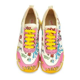 Goby SPS100 Desenli Kadın Sneaker Ayakkabı