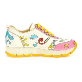 Goby SPS100 Desenli Kadın Sneaker Ayakkabı