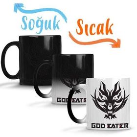 God Eater Lenka Alisa One Piece Anime Naruto Death Note Hellsing Sihirli Porselen Kupa