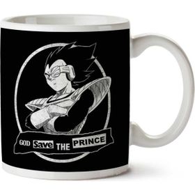 God Save the Prince Vegeta Dragon Ball Z Baskılı Kupa