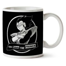 God Save the Prince Vegeta Dragon Ball Z Baskılı Kupa