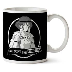 God Save the Princess Monoke Studio Ghibli Baskılı Kupa