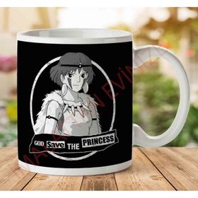 God Save the Princess Monoke Studio Ghibli Baskılı Kupa