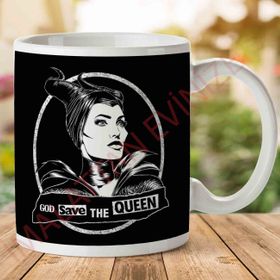 God Save the Queen of the Moors Maleficent Baskılı Kupa
