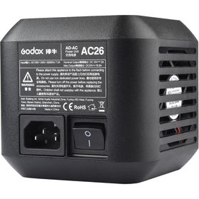Godox AC26 AD600 Pro Paraflaş İçin Elektrik Adaptörü